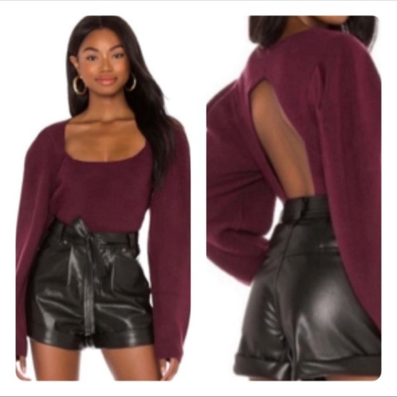 Free People SAFFRON OPEN BACK SWEATER SIZE X-LARGE NWT - Picture 12 of 14